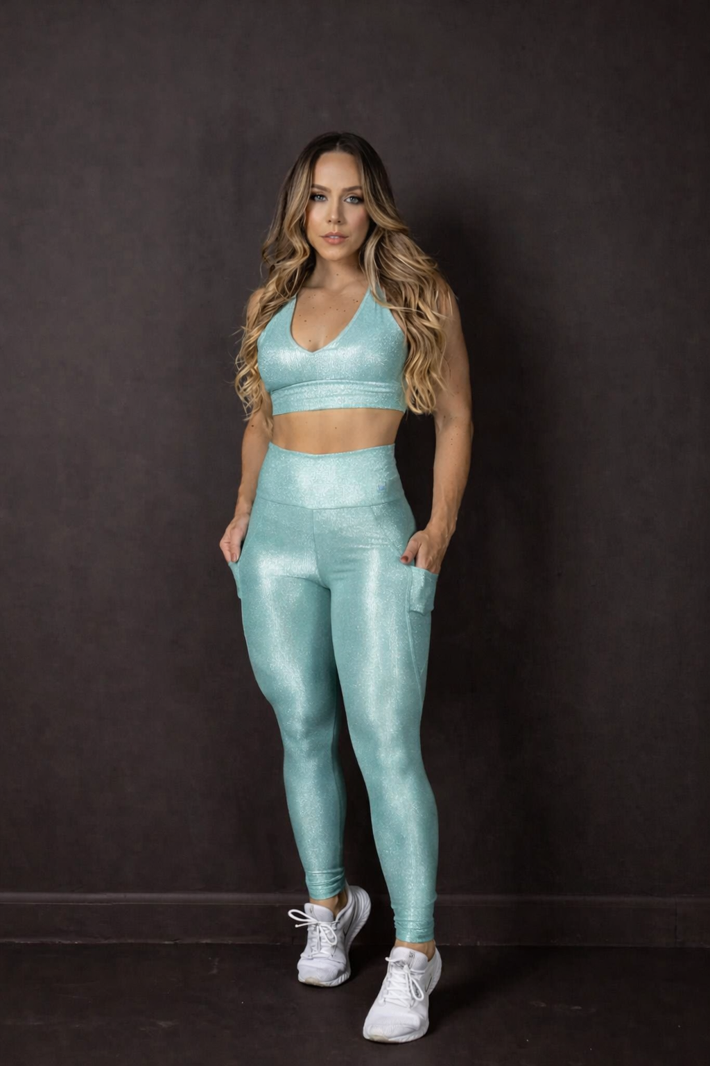 Conjunto Top e Calça (Com bolso)